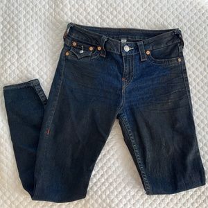 True Religion Women's Leggings Jeans with flaps Size 28
